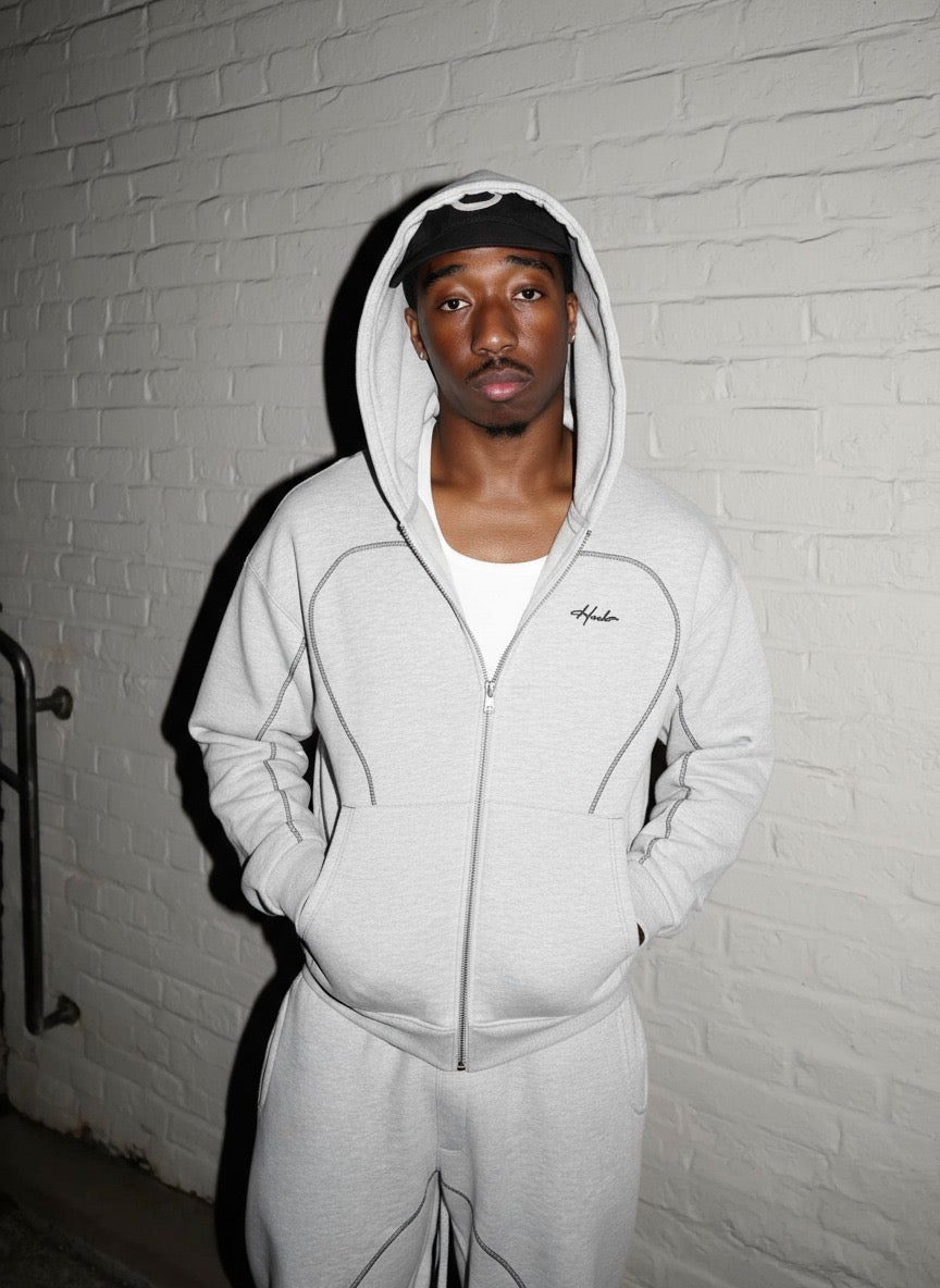 Stitched zipup(set)