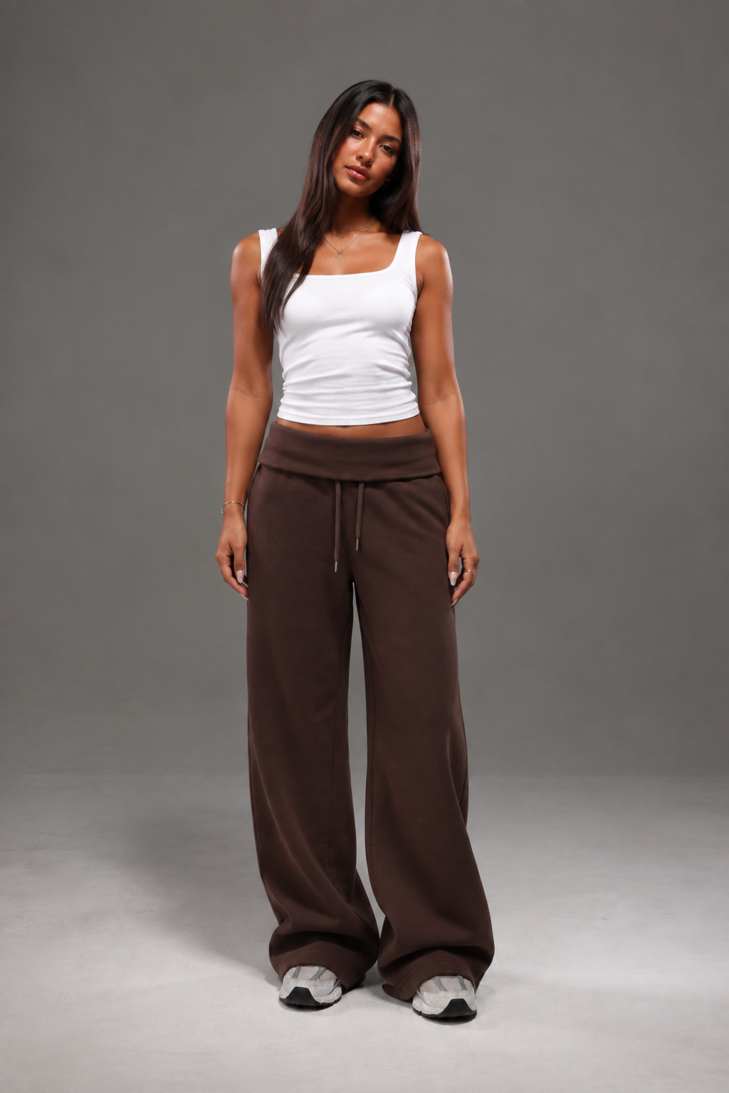 THE FEMU DOUBLE WAISTED SWEATPANTS