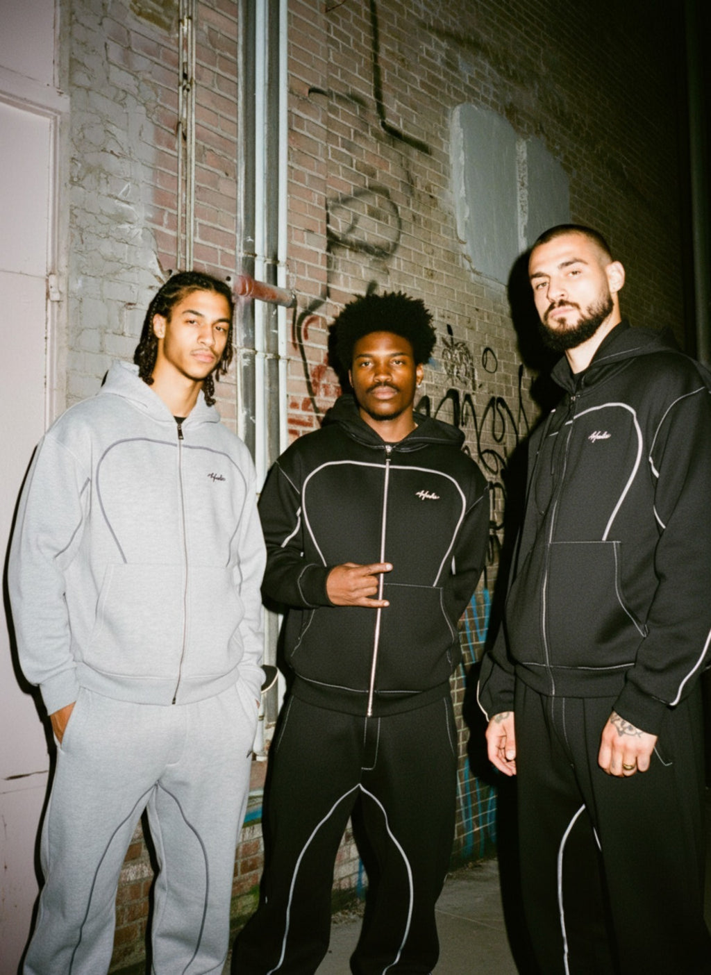 Stitched zipup(set)