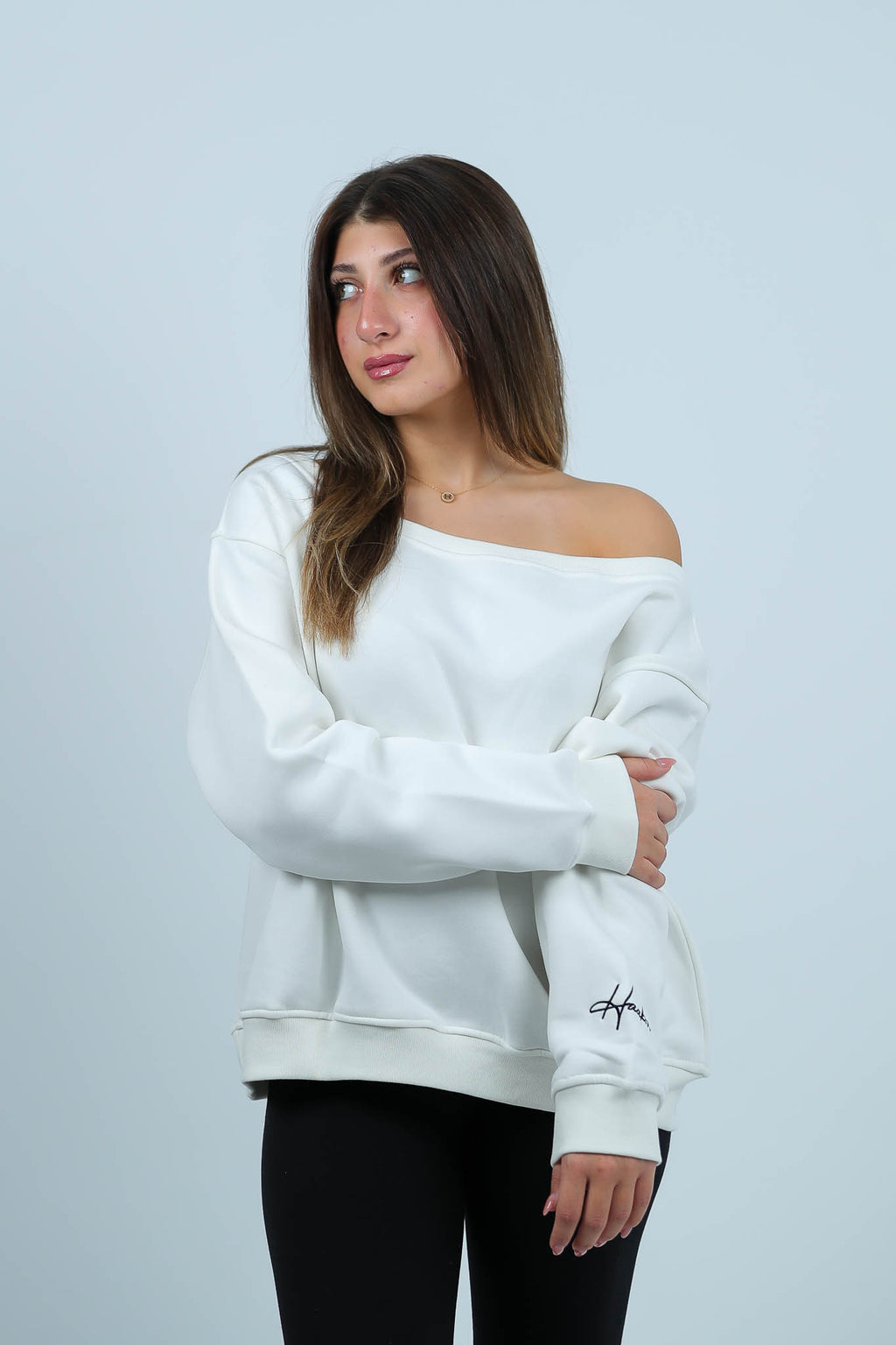 THE STITCHED SWAY OFFSHOULDER TOP