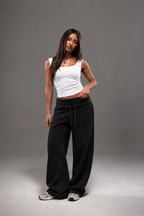 THE FEMU DOUBLE WAISTED SWEATPANTS